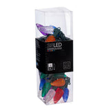 Vickerman 25-Light C9 LED Christmas Light Set, 16', Green Wire