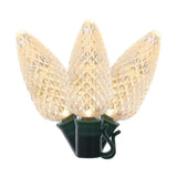 Vickerman 25-Light C9 LED Christmas Light Set, 16', Green Wire, Warm White
