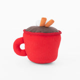 ZippyPaws Holiday NomNomz Hot Cocoa Plush Dog Toy