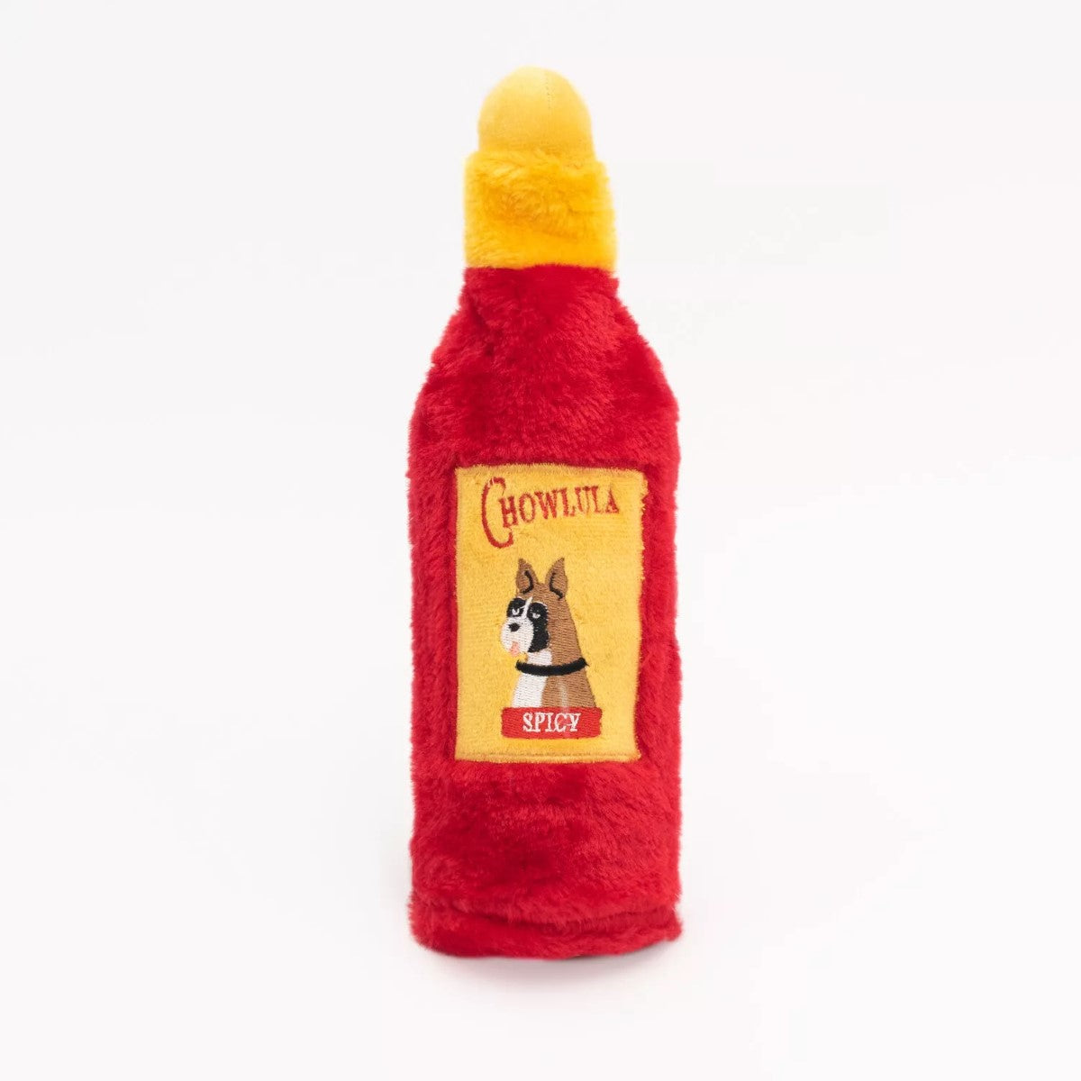 ZippyPaws Crusherz Hot Sauce Chowlula Plush Dog Toy