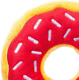 ZippyPaws Holiday Donutz Plush Dog Toy (Multiple Styles Available)
