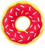 ZippyPaws Holiday Donutz Plush Dog Toy (Multiple Styles Available)