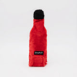 Holiday Happy Hour Crusherz Santa's Schnapps Water Bottle Stuffed Dog Toy