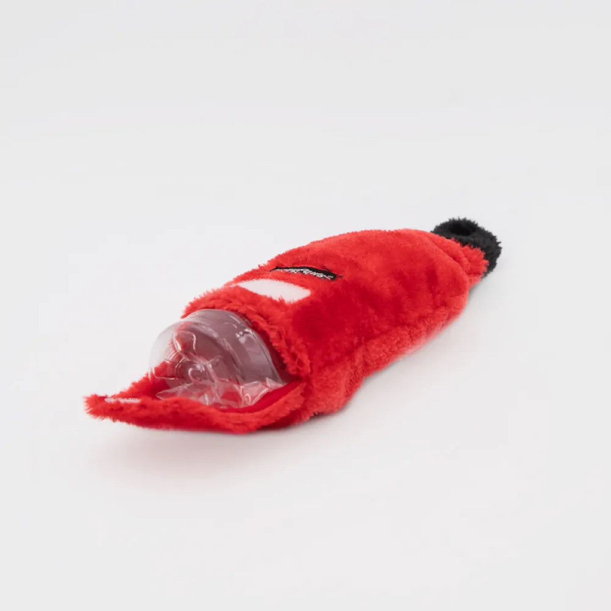 Holiday Happy Hour Crusherz Santa's Schnapps Water Bottle Stuffed Dog Toy