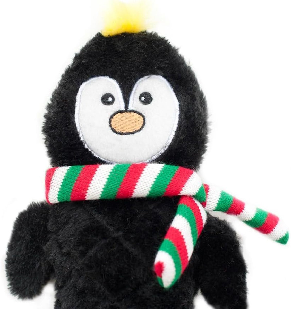 ZippyPaws Holiday Jigglerz - Penguin Plush Dog Toy