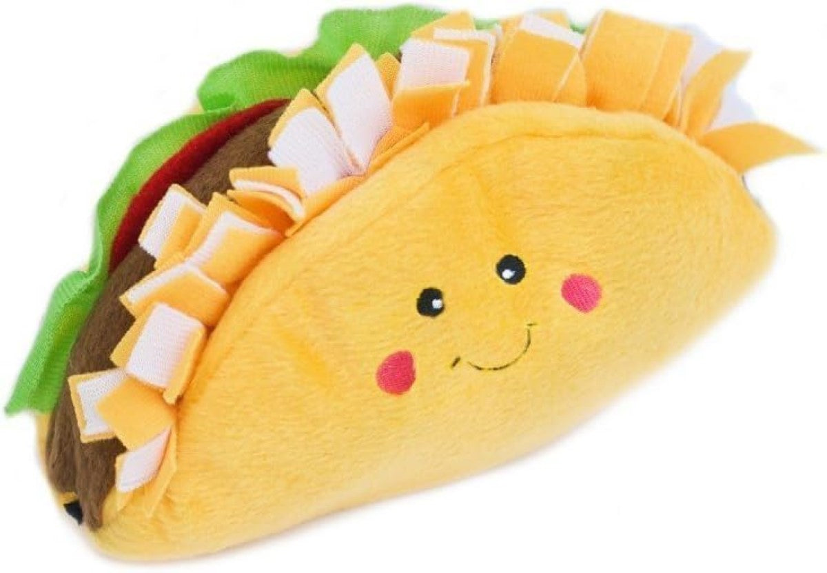 ZippyPaws NomNomz - Taco Plush Dog Toy