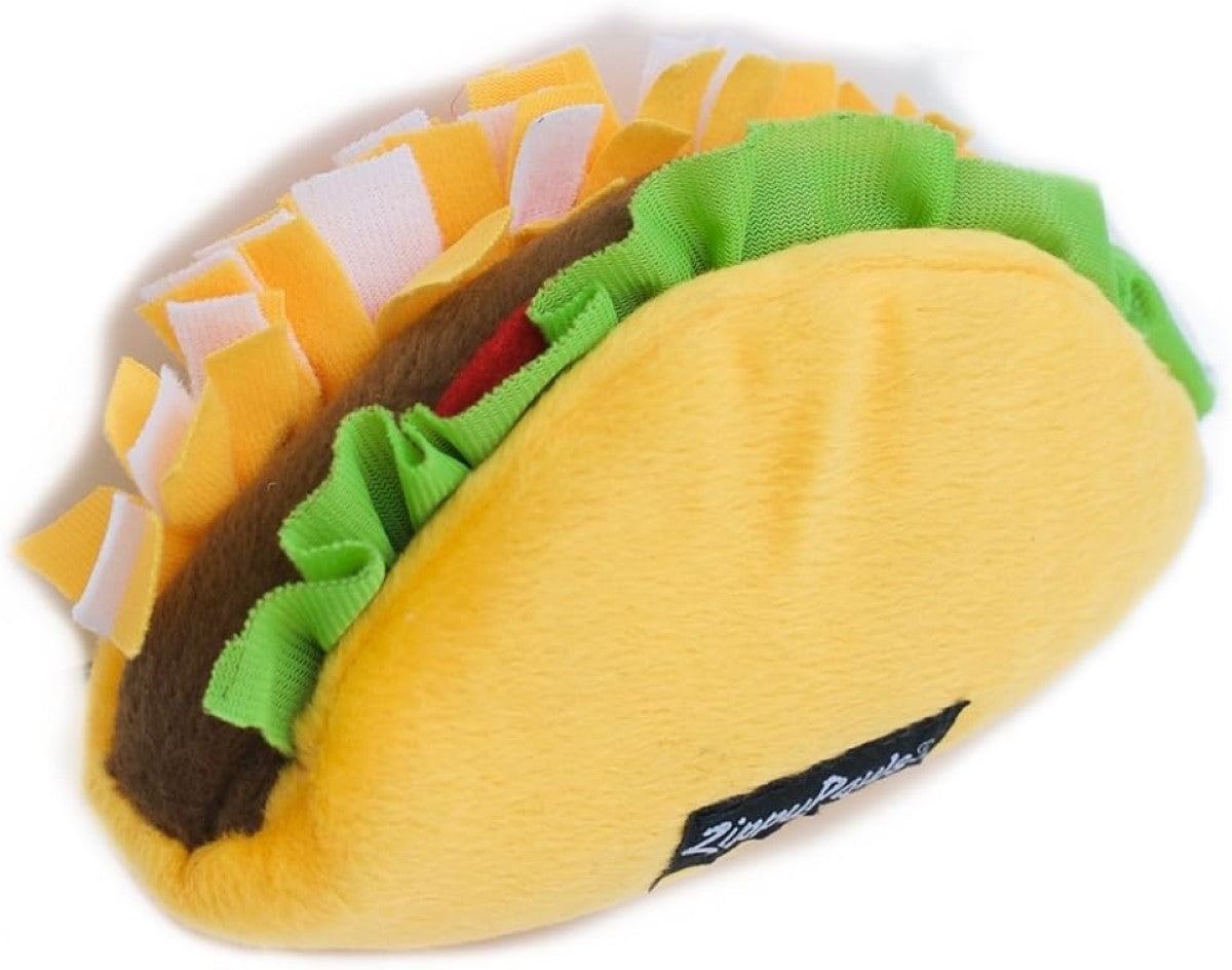 ZippyPaws NomNomz - Taco Plush Dog Toy