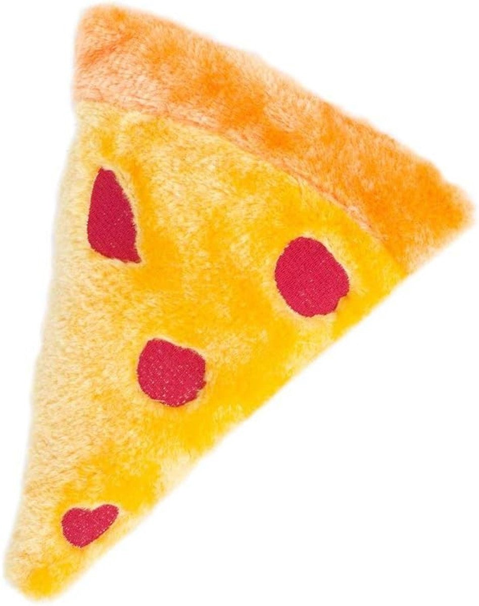 ZippyPaws Squeakie Emojiz - Pizza Slice Plush Dog Toy