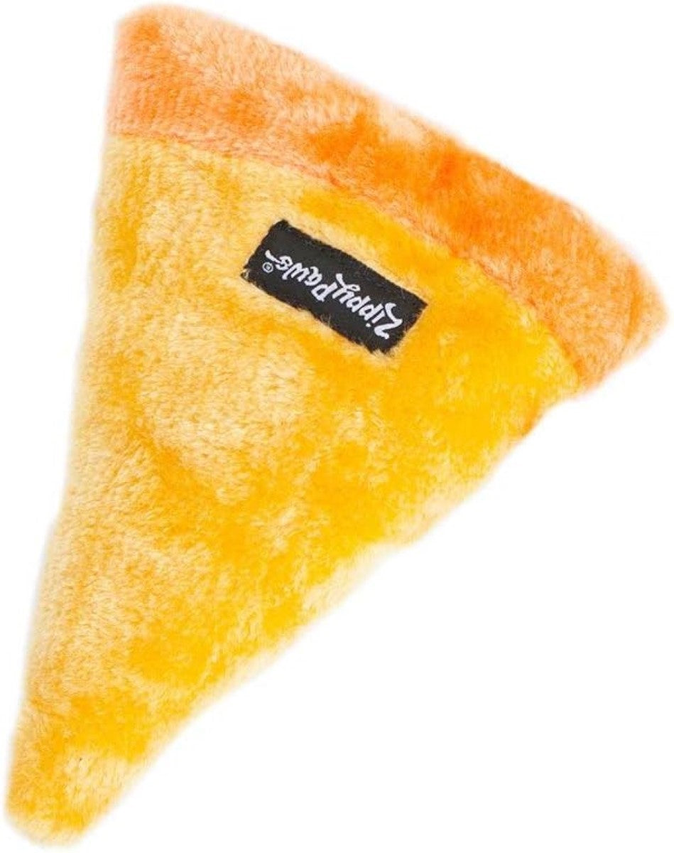 ZippyPaws Squeakie Emojiz - Pizza Slice Plush Dog Toy