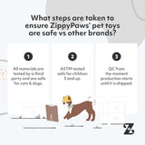 ZippyPaws Zippy Burrow Boba Milk Tea Plush Dog Toy