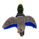 KONG Wild Low Stuff Mallard Gray Plush Dog Toy, Medium - view 4