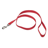 Single-Ply Nylon Dog Leash, 6' - X-Small - 3/8" x 6' / Red