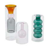Abacus Glass Bud Vases By Accent Decor