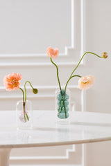 Abacus Glass Bud Vases By Accent Decor