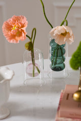 Abacus Glass Bud Vases By Accent Decor