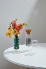 Abacus Glass Bud Vases By Accent Decor