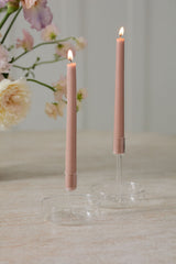 Adeline Glass Candleholders By Accent Decor