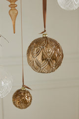 Adriatic Glass Ornaments By Accent Decor
