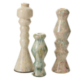 Ailey Hand-Painted Ceramic Candleholders By Accent Decor