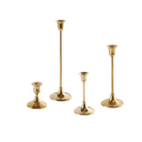 Antique Metal Candleholders By Accent Decor
