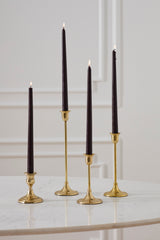 Antique Metal Candleholders By Accent Decor