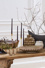 Antique Metal Candleholders By Accent Decor