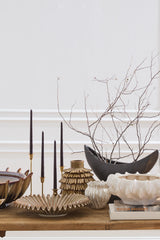 Antique Metal Candleholders By Accent Decor