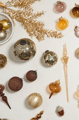 Antiqued Disco Ball Glass Ornaments By Accent Decor