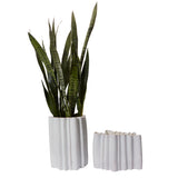 Artemis Sculptural Wavy Vase By Accent Decor
