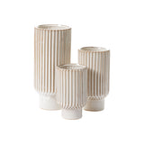 Astor Textured Footed Vase By Accent Decor