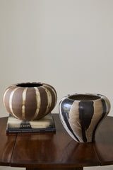 Atwood Hand-Painted Sculptural Vases By Accent Decor