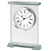 Bulova B1730 Augustine Curved Beveled Glass Tabletop Clock - view 2