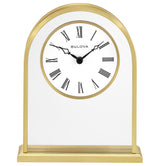 Bulova B1735 Reminisce Brass Arch Tabletop Clock