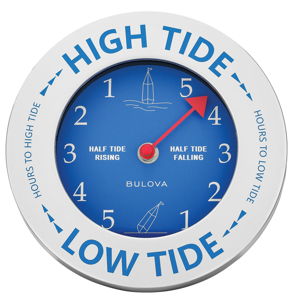 Bulova B1738 Tide Mate III Tabletop or Wall Tide Clock