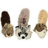 Multipet Bouncy Burrow Babies Plush Dog Toy - 8"