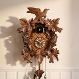 Hermle Three Bird Quartz Cuckoo Clock, 352QM - detail view