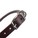 Circle T Latigo Leather Round Dog Collar
