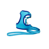 Comfort Soft Adjustable Cat Harness with 6' Leash - Blue Lagoon