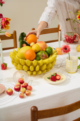 Banana Glossy Ceramic Bowl By Accent Decor