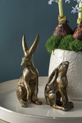 Bea Bunny Metal Decorative Figurine By Accent Decor