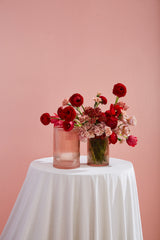 Bellini Ribbed Glass Vases By Accent Decor