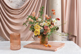 Bellini Ribbed Glass Vases By Accent Decor