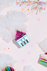 Berry Glass Basket By Accent Decor