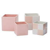Blushed Urban Square Ceramic Decorative Accent By Accent Decor