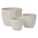 Bona Textured Carved Pots By Accent Decor