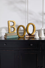 BOO Metal Mantel Decor By Accent Decor