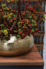 Bowie Textured Metal Bowl By Accent Decor
