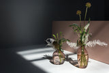 Brielle Wavy Glass Bud Vases By Accent Decor