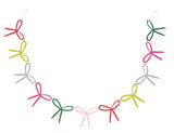 Brightly Bow Metal Garland By Accent Decor