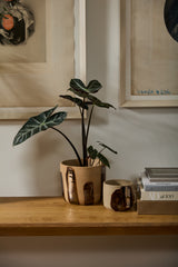 Bronze Brushstroke Ceramic Pots By Accent Decor